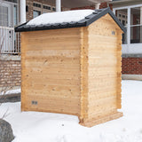 ZiahCare's Dundalk Granby 3 Person Outdoor Sauna Kit Mockup Image 7