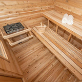ZiahCare's Dundalk Luna 4 Person Outdoor Sauna Kit Mockup Image 9