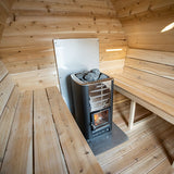 ZiahCare's Dundalk MiniPod 4 Person Outdoor Sauna Kit Mockup Image 7