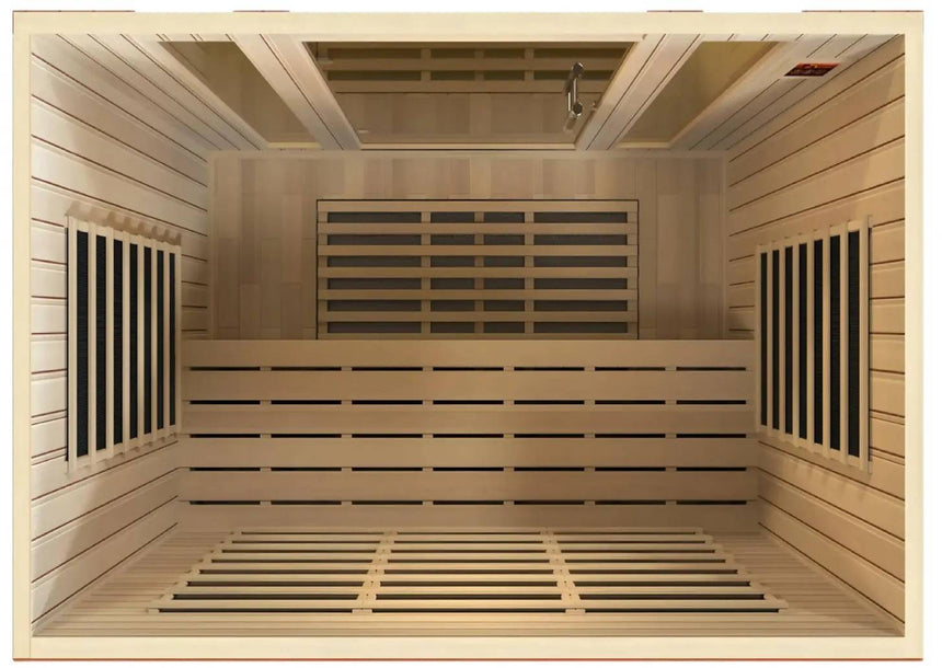 ZiahCare's Dynamic Bergamo 4 Person Far Infrared Sauna Mockup Image 6