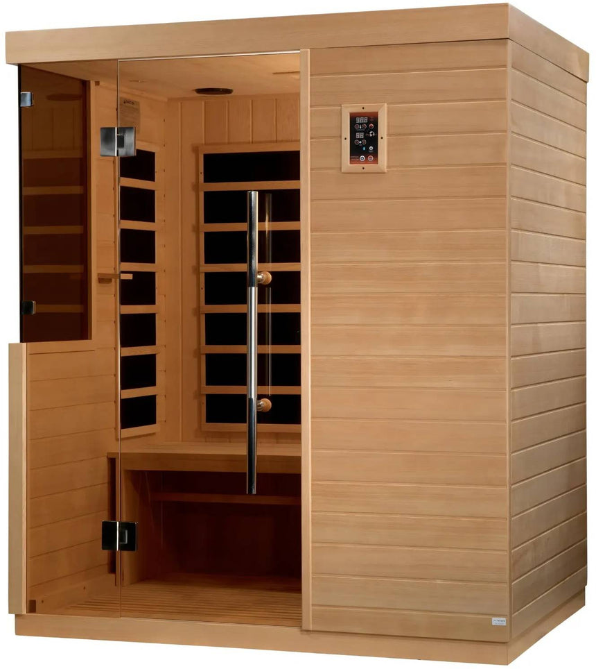 ZiahCare's Dynamic Bilbao 3 Person Far Infrared Sauna Mockup Image 3