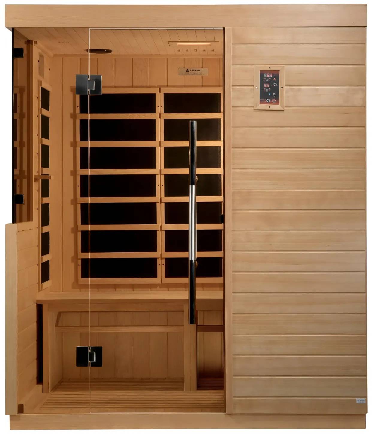 ZiahCare's Dynamic Bilbao 3 Person Far Infrared Sauna Mockup Image 1