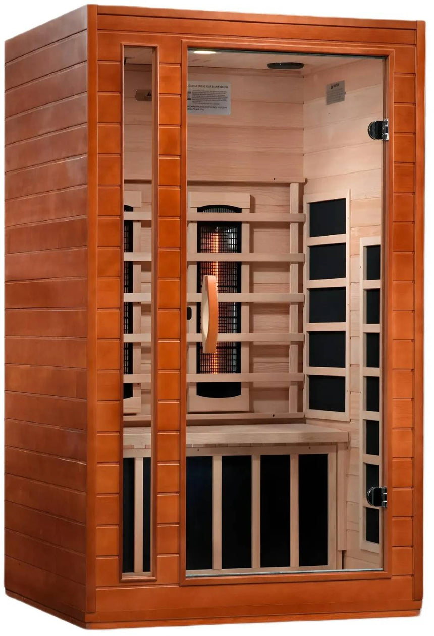 ZiahCare's Dynamic Cardoba 2 Person Full Spectrum Infrared Sauna Mockup Image 3