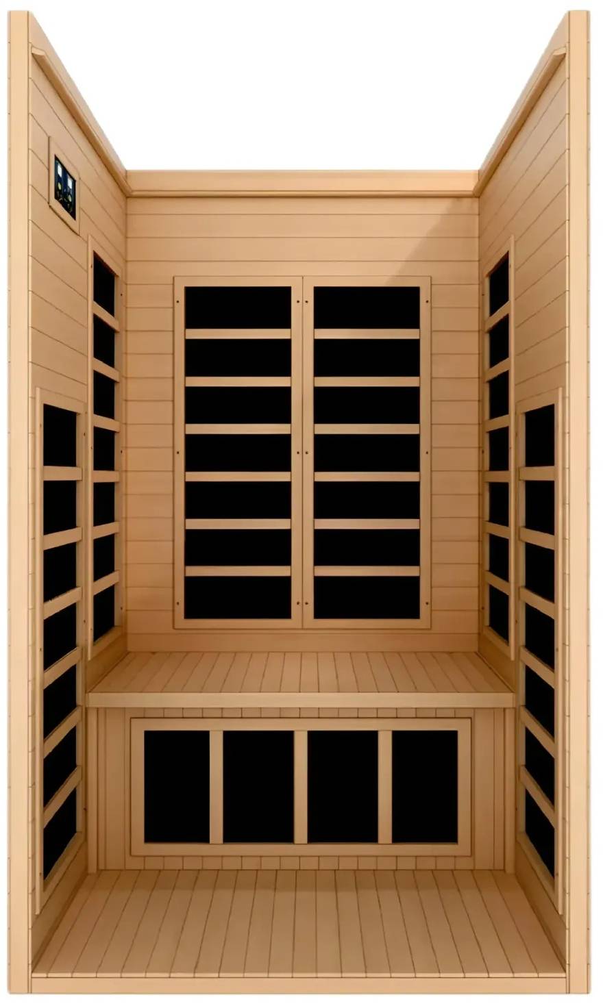 ZiahCare's Dynamic Gracia 1-2 Person Far Infrared Sauna Mockup Image 2