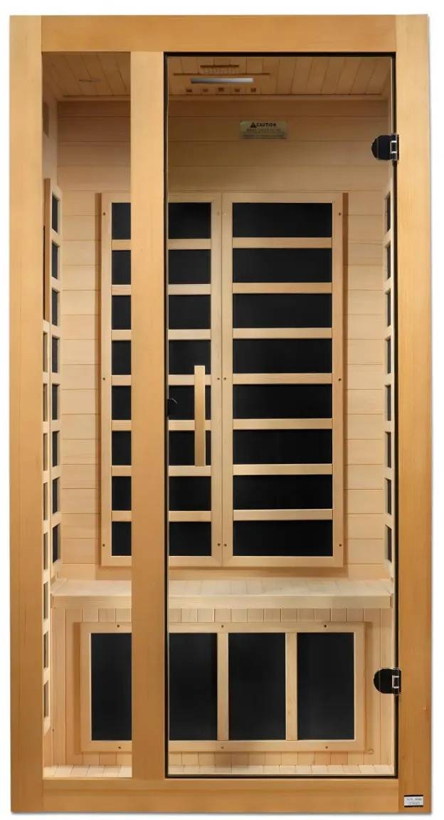 ZiahCare's Dynamic Gracia 1-2 Person Far Infrared Sauna Mockup Image 1