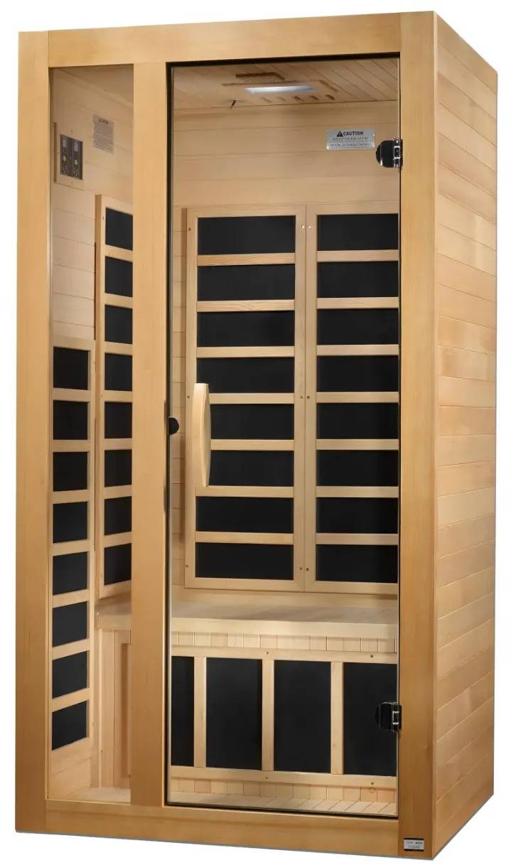 ZiahCare's Dynamic Gracia 1-2 Person Far Infrared Sauna Mockup Image 3