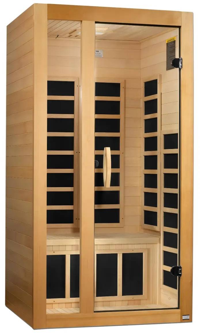 ZiahCare's Dynamic Gracia 1-2 Person Far Infrared Sauna Mockup Image 4