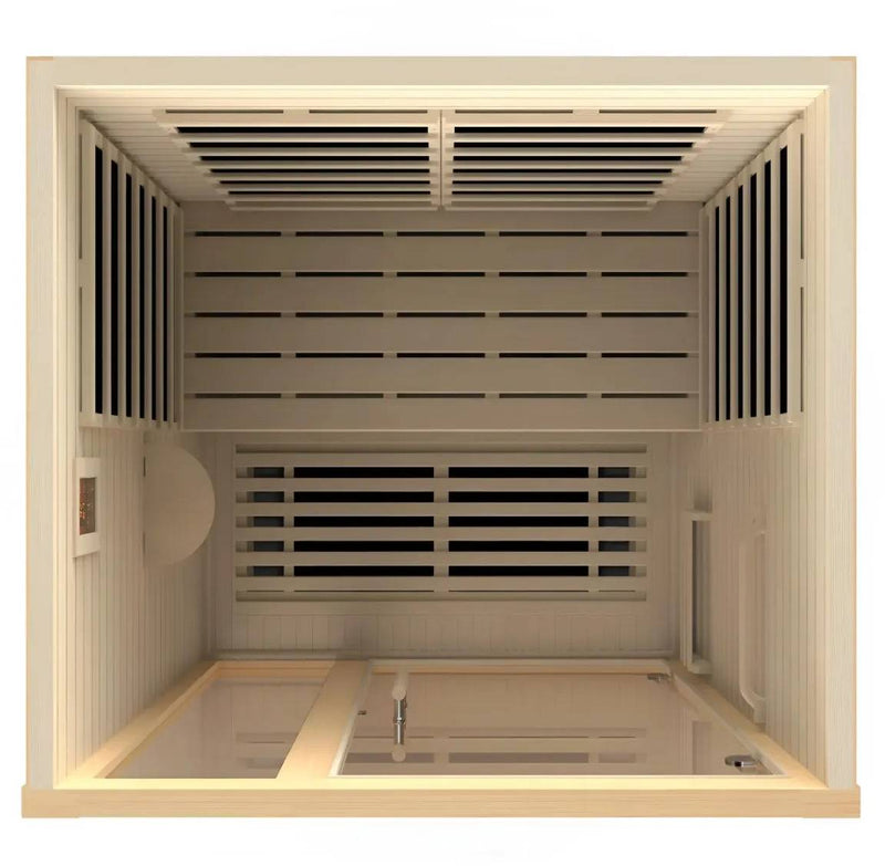 ZiahCare's Dynamic Llumeneres 2 Person Far Infrared Sauna Mockup Image 6