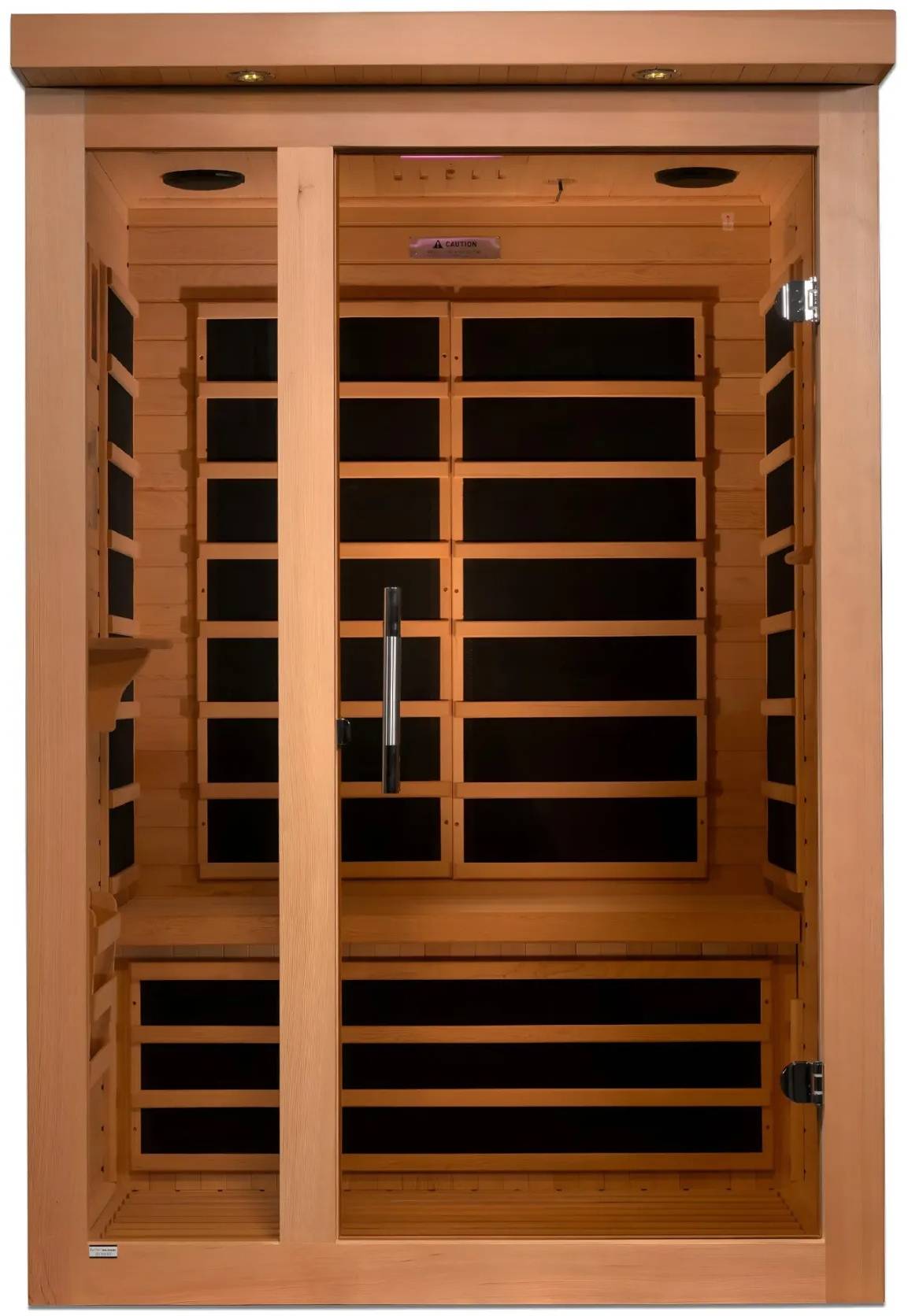 ZiahCare's Dynamic Llumeneres 2 Person Far Infrared Sauna Mockup Image 1