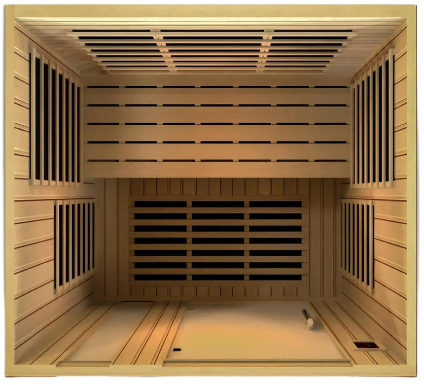 ZiahCare's Dynamic Lugano 3 Person Far Infrared Sauna Mockup Image 5