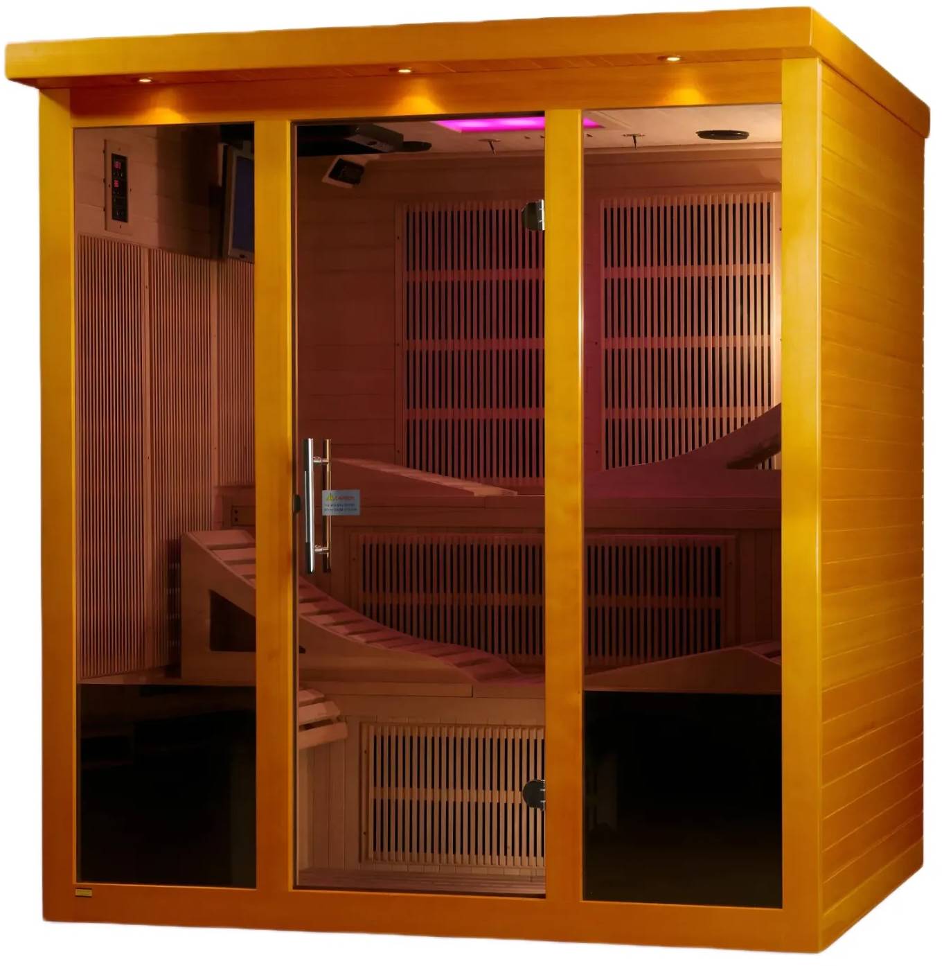 ZiahCare's Dynamic Monaco 6 Person Far Infrared Sauna Mockup Image 4