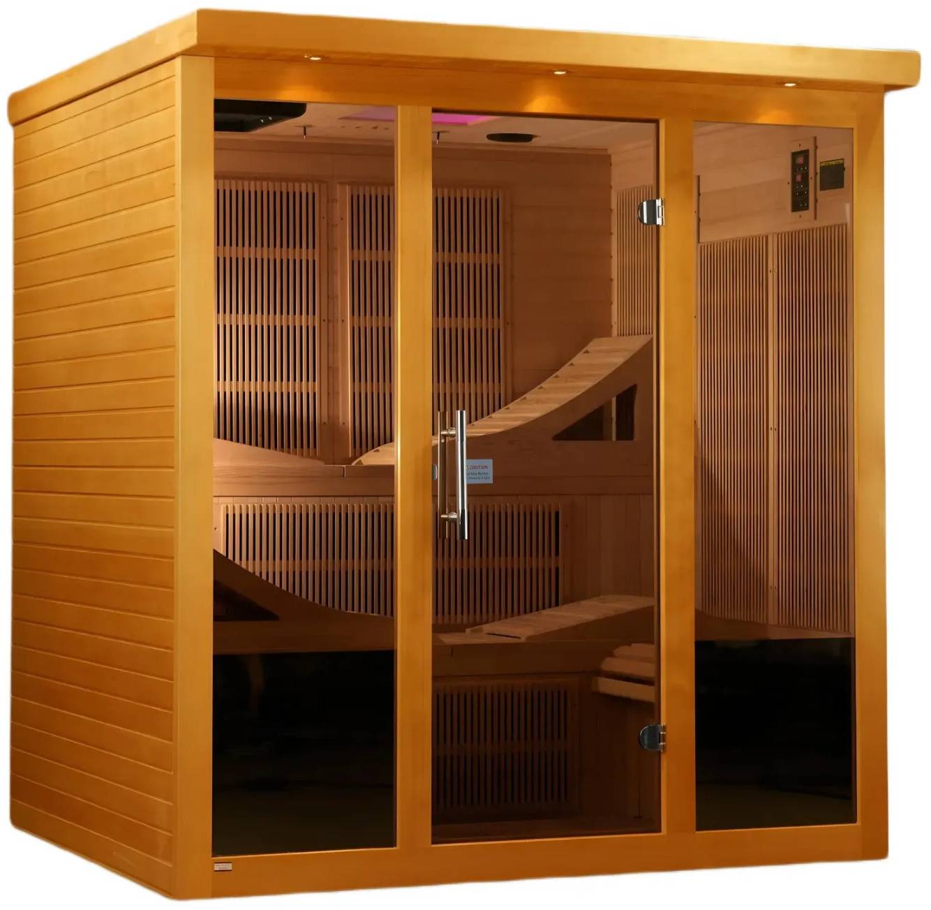 ZiahCare's Dynamic Monaco 6 Person Far Infrared Sauna Mockup Image 1