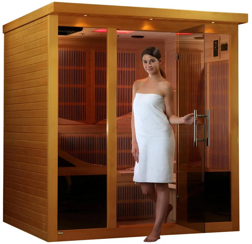 ZiahCare's Dynamic Monaco 6 Person Far Infrared Sauna Mockup Image 3