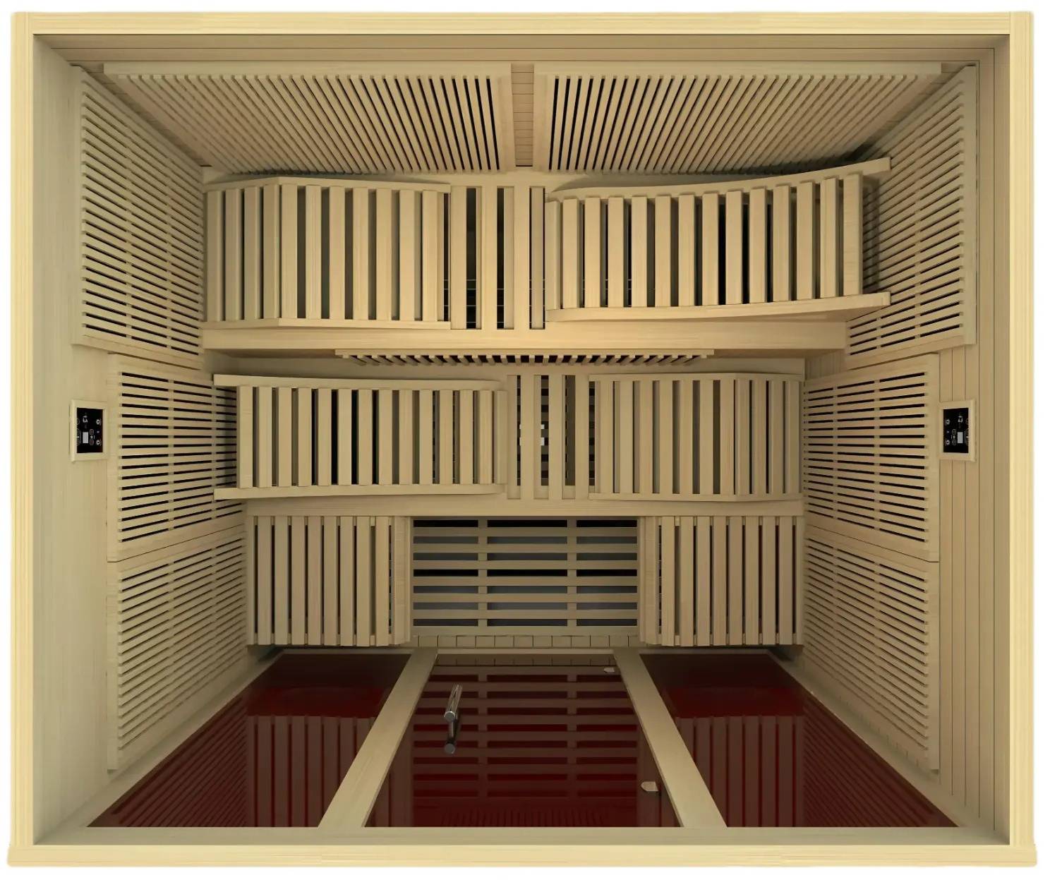 ZiahCare's Dynamic Monaco 6 Person Far Infrared Sauna Mockup Image 5