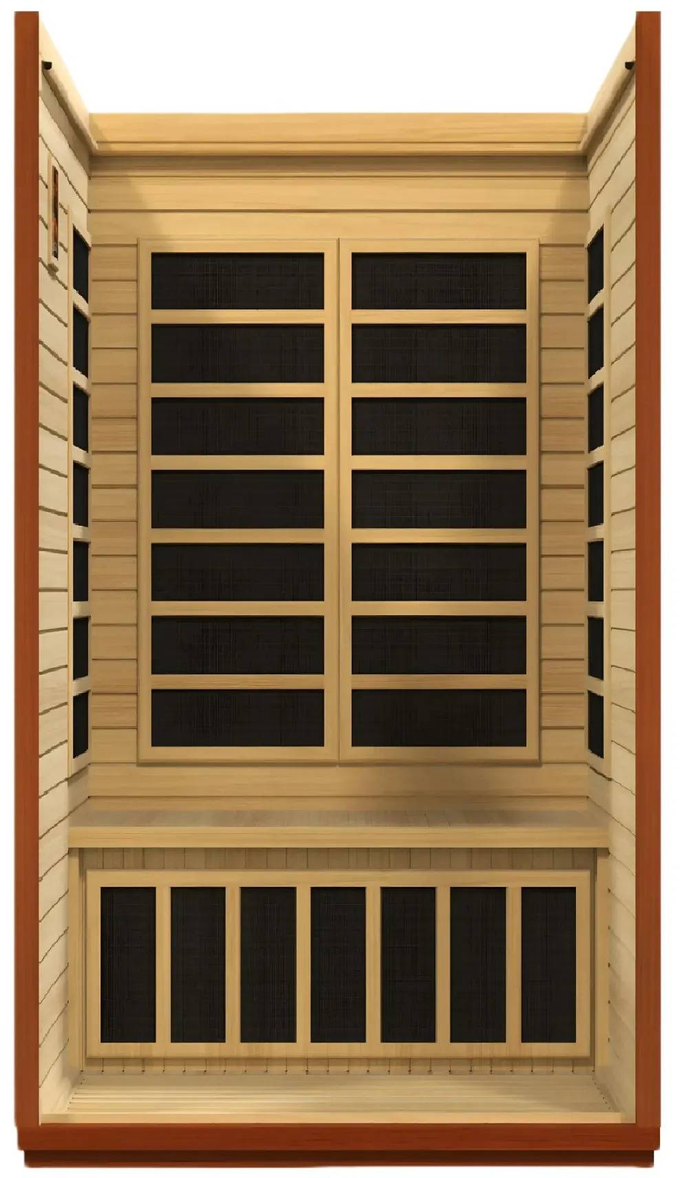 ZiahCare's Dynamic San Marino 2 Person Far Infrared Sauna Mockup Image 2