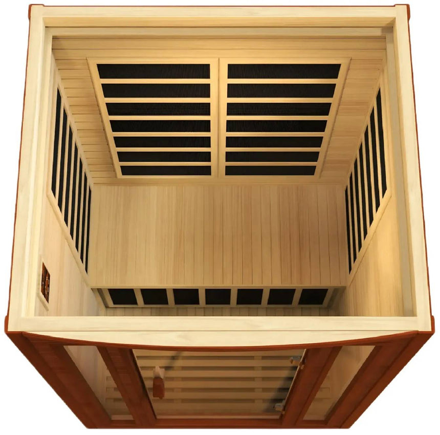 ZiahCare's Dynamic San Marino 2 Person Far Infrared Sauna Mockup Image 5