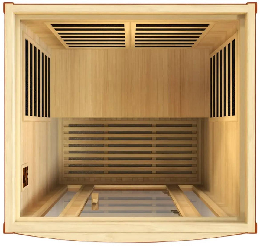 ZiahCare's Dynamic San Marino 2 Person Far Infrared Sauna Mockup Image 6