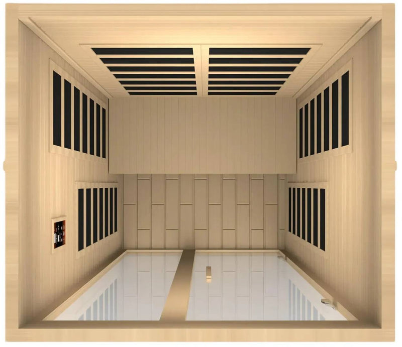 ZiahCare's Dynamic Santiago 2 Person Far Infrared Sauna Mockup Image 5