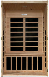 ZiahCare's Dynamic Santiago 2 Person Far Infrared Sauna Mockup Image 2