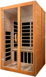 ZiahCare's Dynamic Santiago 2 Person Full Spectrum Infrared Sauna Mockup Image 4