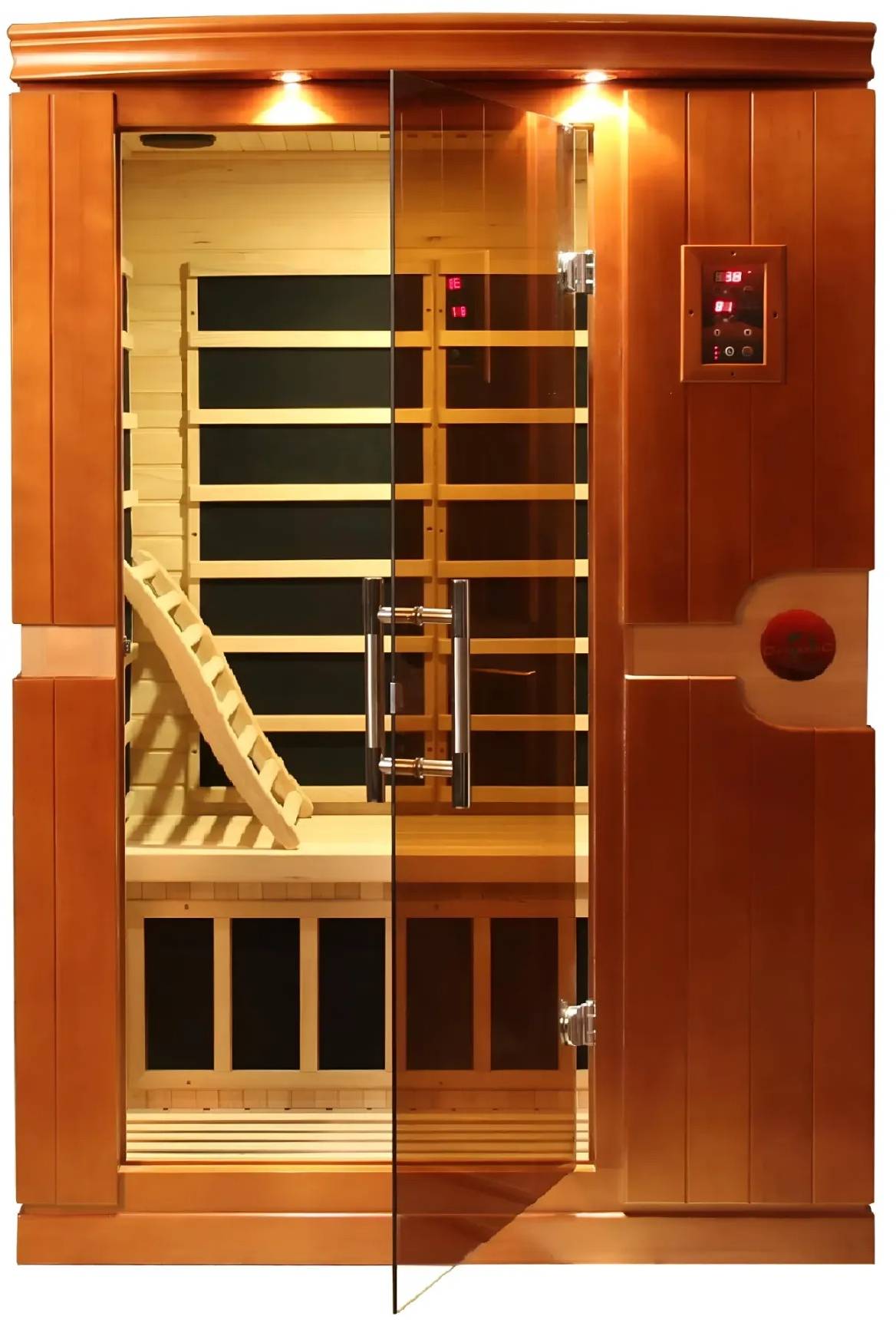 ZiahCare's Dynamic Venice 2 Person Far Infrared Sauna Mockup Image 1