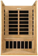 ZiahCare's Dynamic Versailles 2 Person Far Infrared Sauna Mockup Image 2