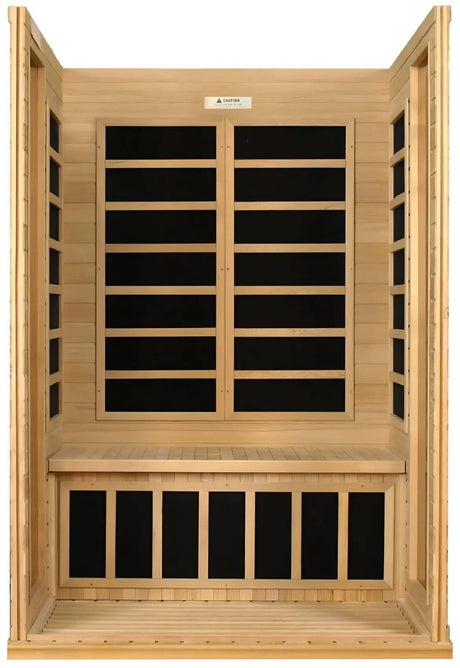 ZiahCare's Dynamic Versailles 2 Person Far Infrared Sauna Mockup Image 2