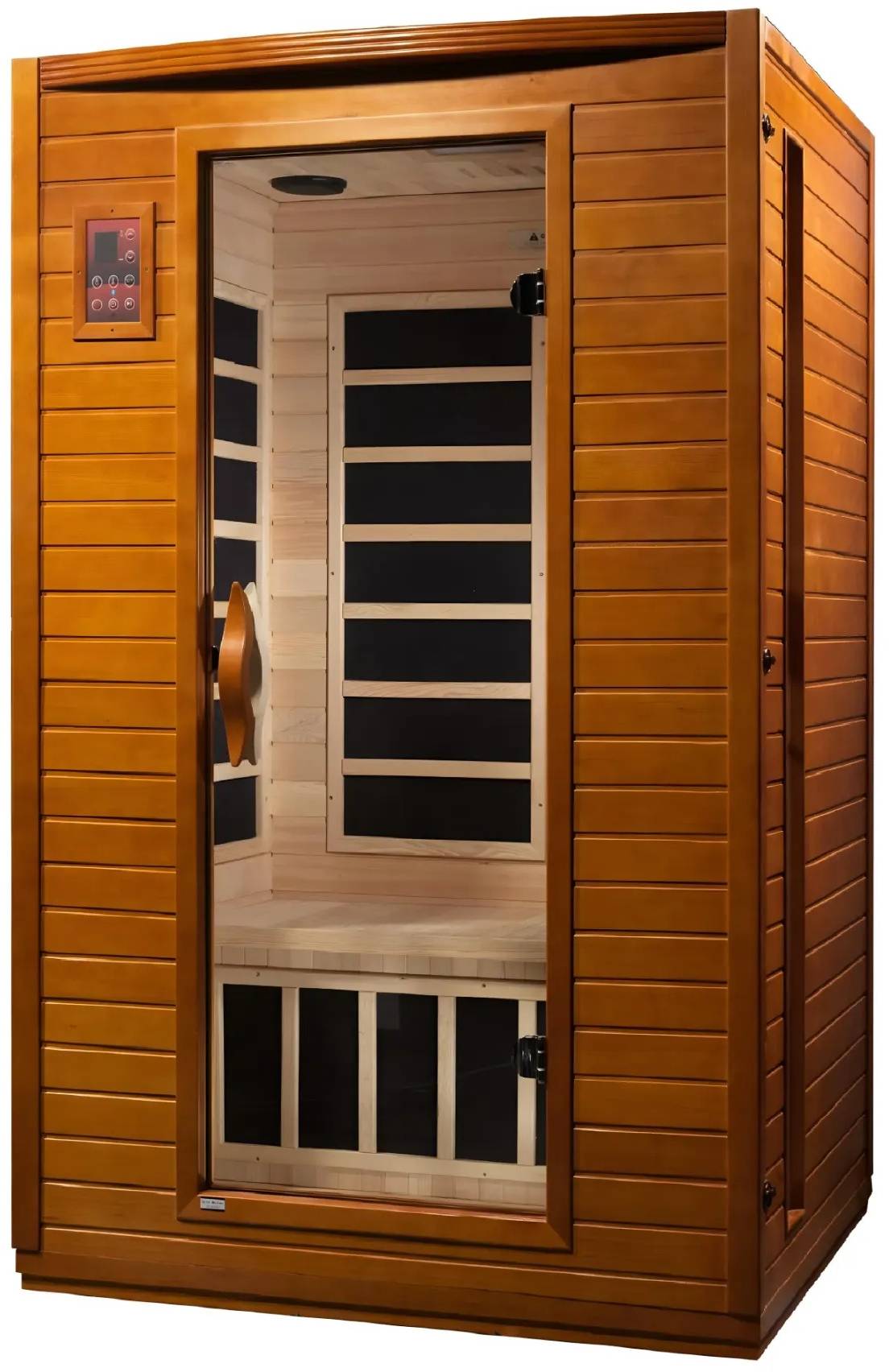 ZiahCare's Dynamic Versailles 2 Person Far Infrared Sauna Mockup Image 4