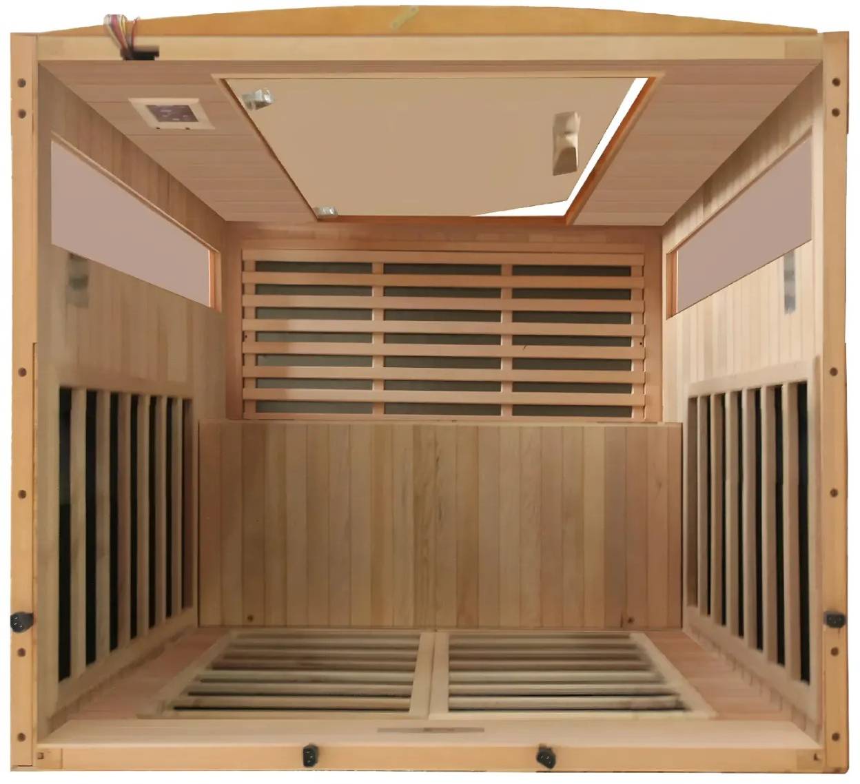 ZiahCare's Dynamic Versailles 2 Person Far Infrared Sauna Mockup Image 5