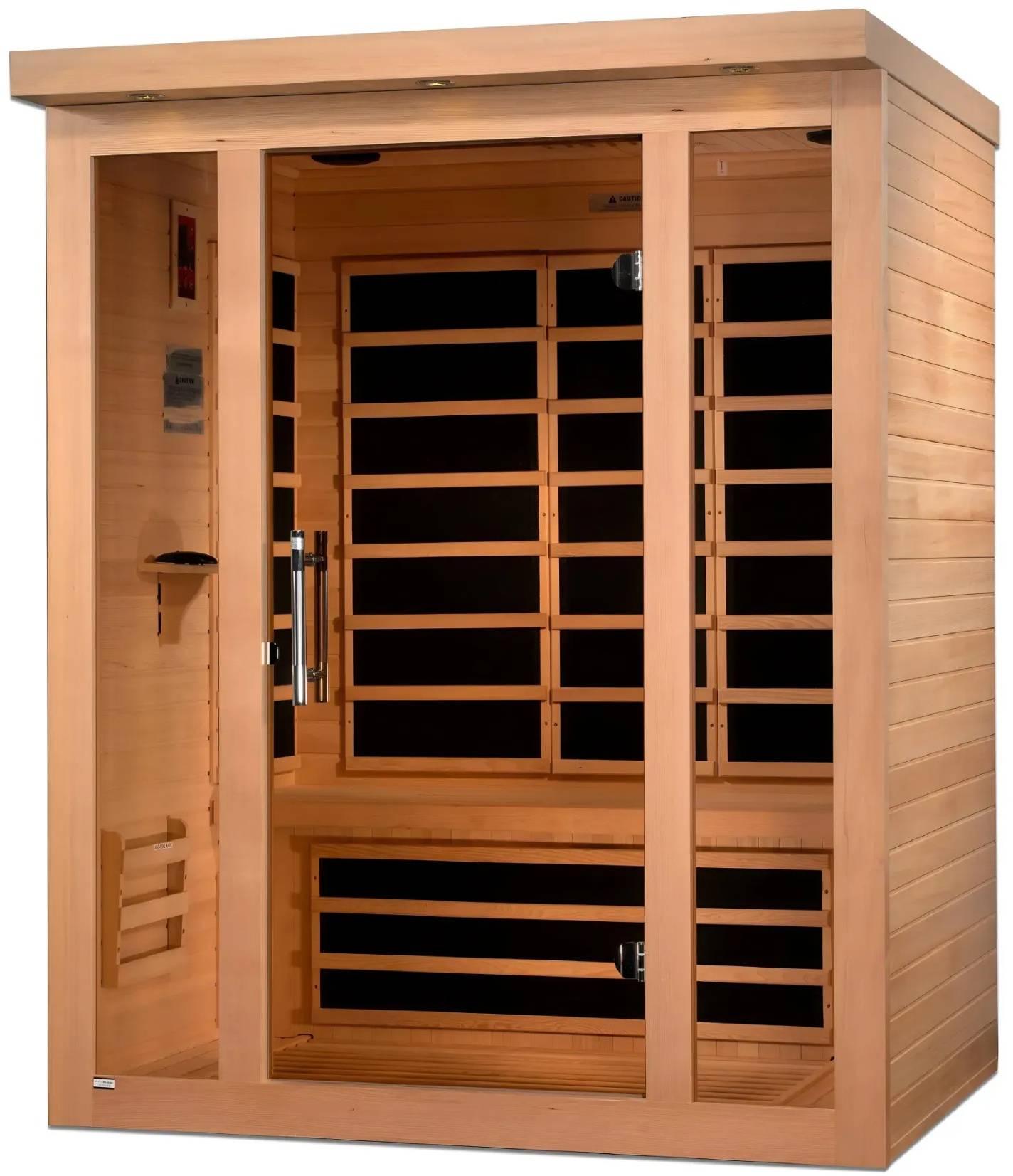 ZiahCare's Dynamic Vila 3 Person Far Infrared Sauna Mockup Image 4