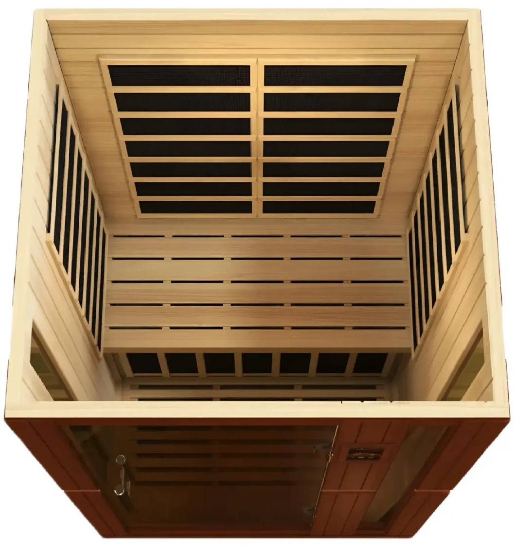 ZiahCare's Dynamic Vittoria 2 Person Far Infrared Sauna Mockup Image 5