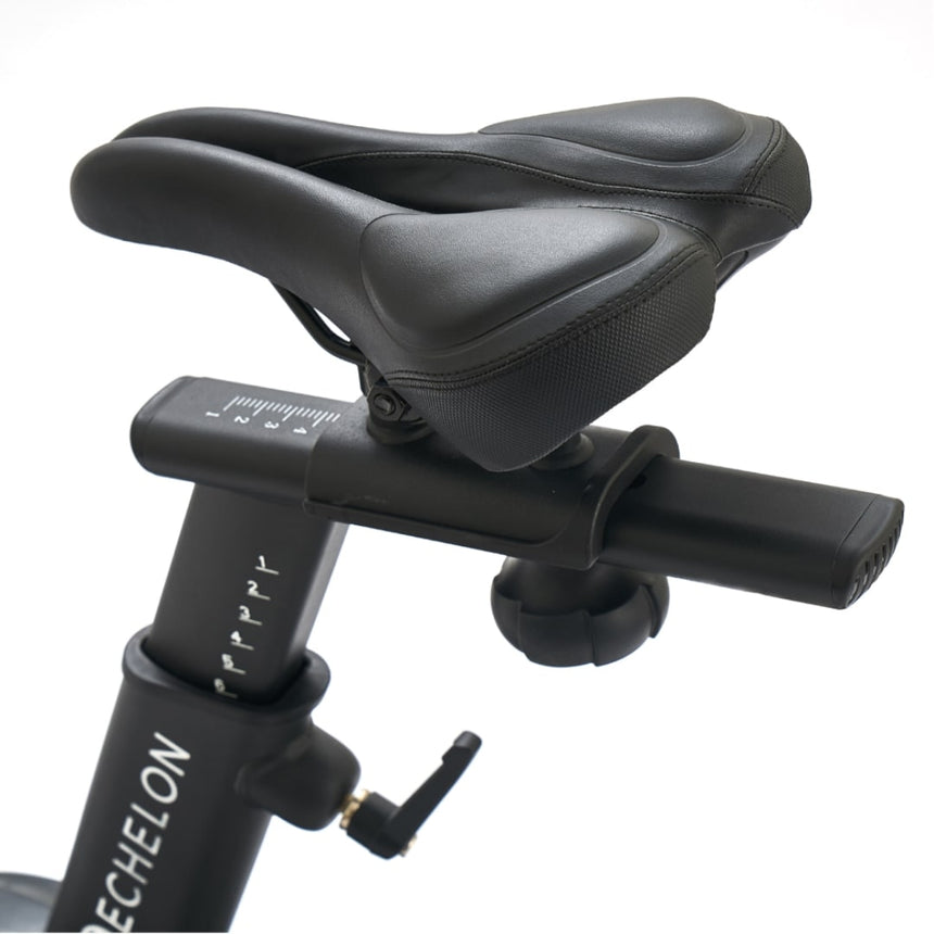 Echelon EX-7s Smart Connect Bike closeup racer seat