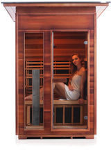 ZiahCare's Enlighten Diamond 2 Person Hybrid Sauna Mockup Image 13