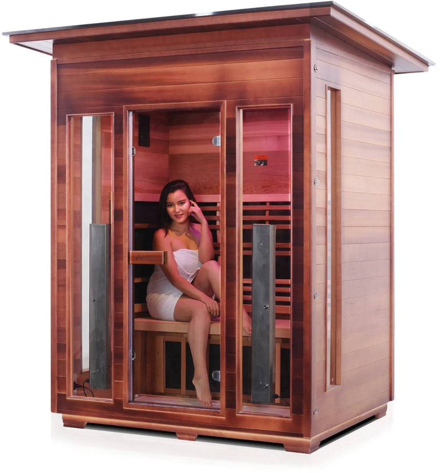 ZiahCare's Enlighten Diamond 3 Person Hybrid Sauna Mockup Image 12