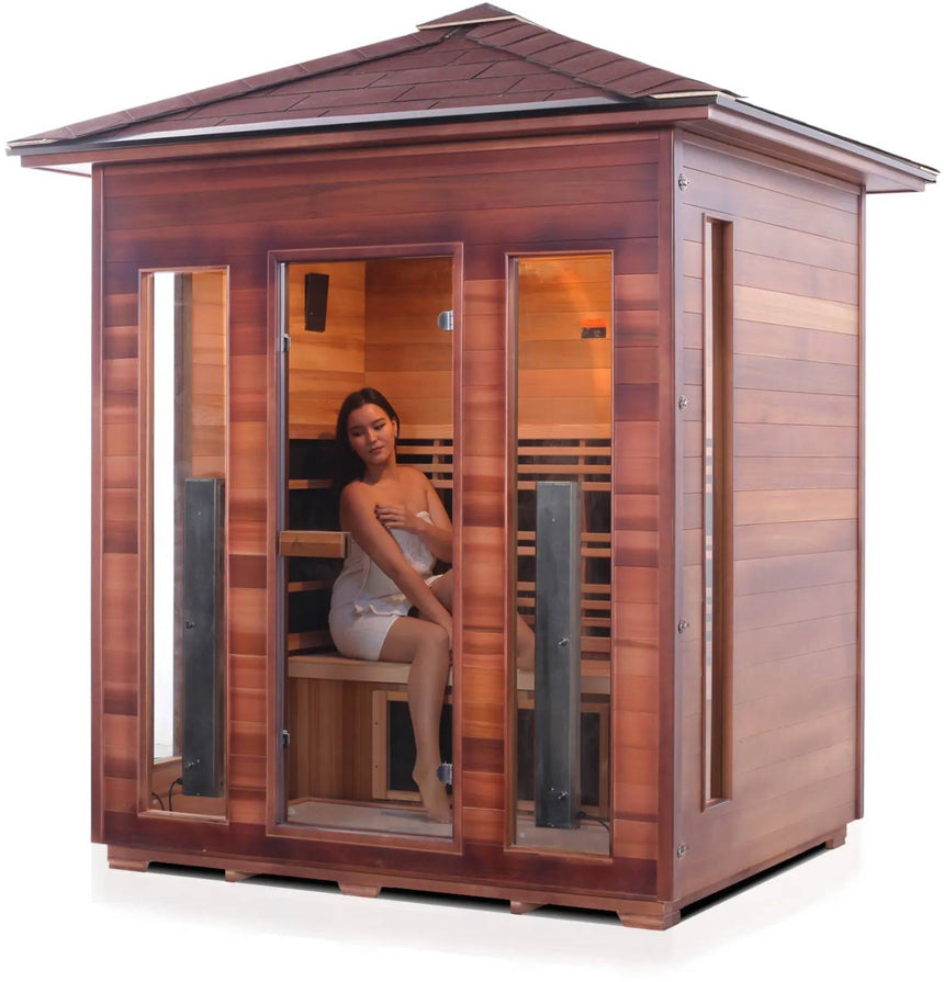 ZiahCare's Enlighten Diamond 4 Person Hybrid Sauna Mockup Image 7