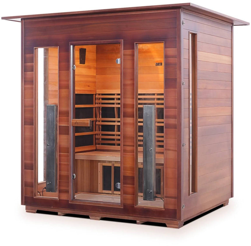 ZiahCare's Enlighten Diamond 4 Person Hybrid Sauna Mockup Image 1