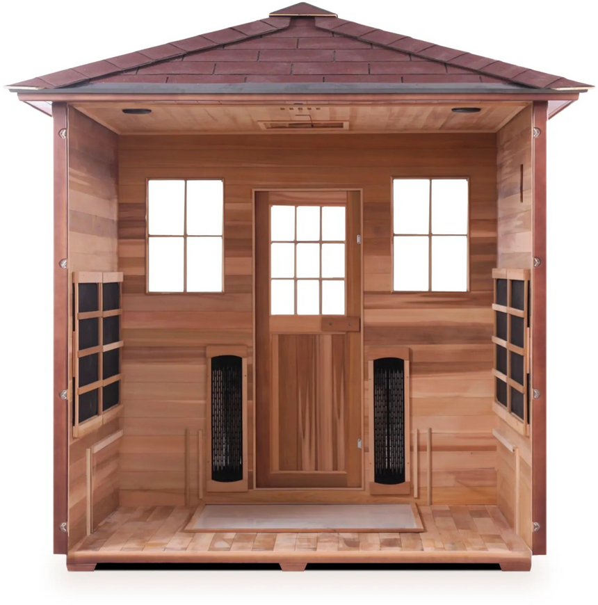 ZiahCare's Enlighten Diamond 5 Person Hybrid Sauna Mockup Image 4