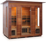 enlighten diamond 5 person hybrid sauna enl005 mockup 2