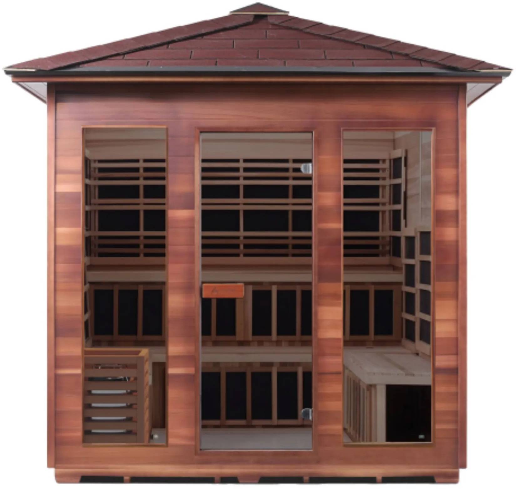 ZiahCare's Enlighten Diamond 8 Person Hybrid Sauna Mockup Image 1