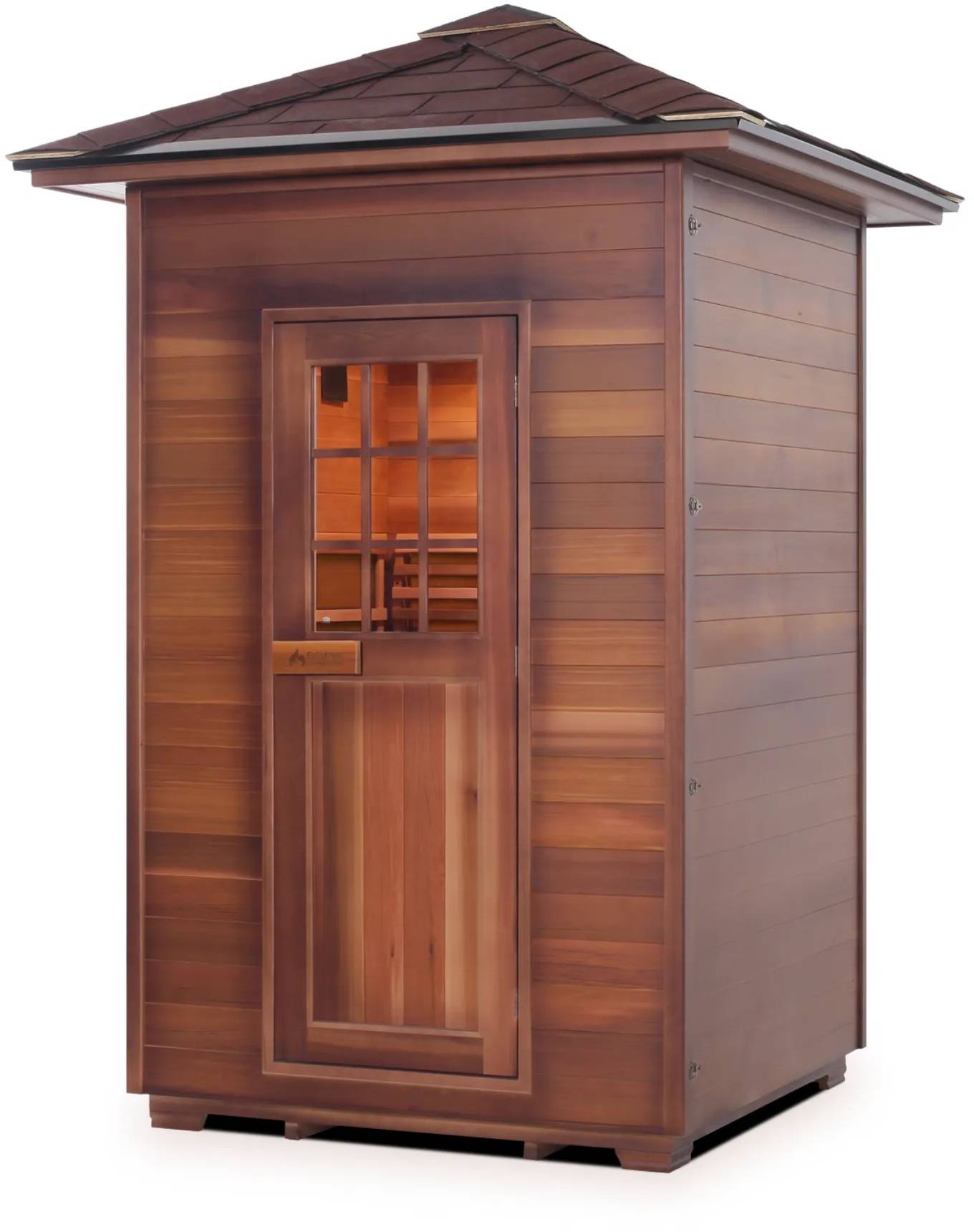 ZiahCare's Enlighten MoonLight 2 Person Traditional Sauna Mockup Image 6