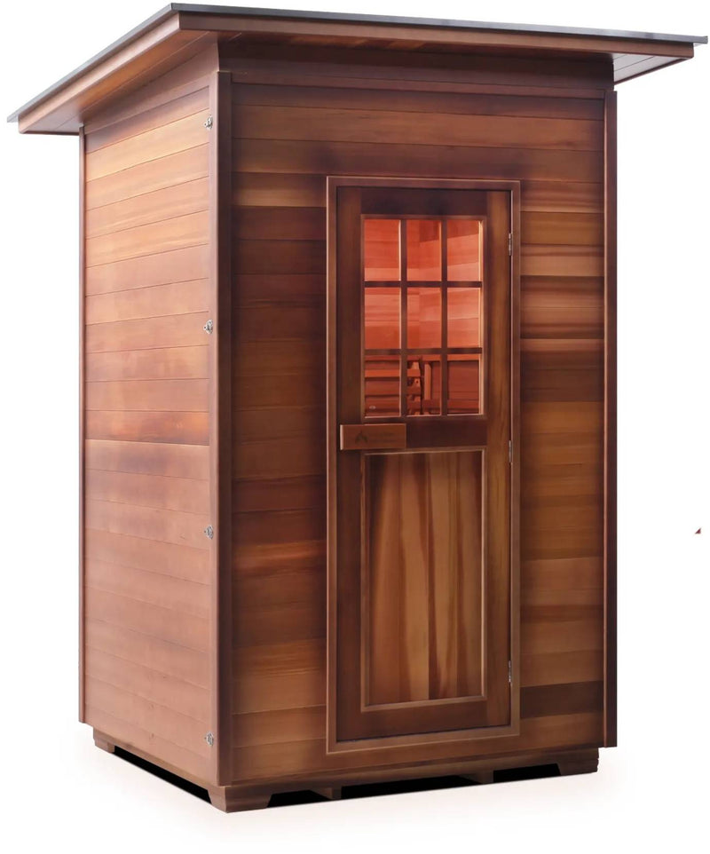 ZiahCare's Enlighten MoonLight 2 Person Traditional Sauna Mockup Image 12