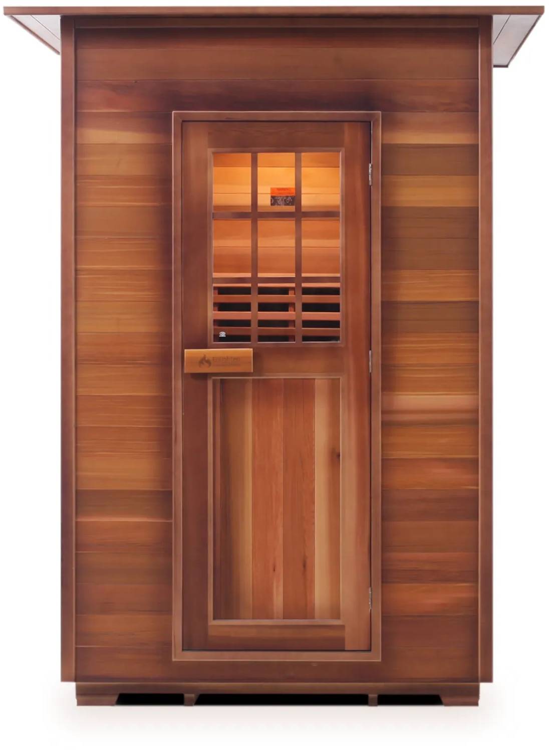 ZiahCare's Enlighten MoonLight 2 Person Traditional Sauna Mockup Image 1