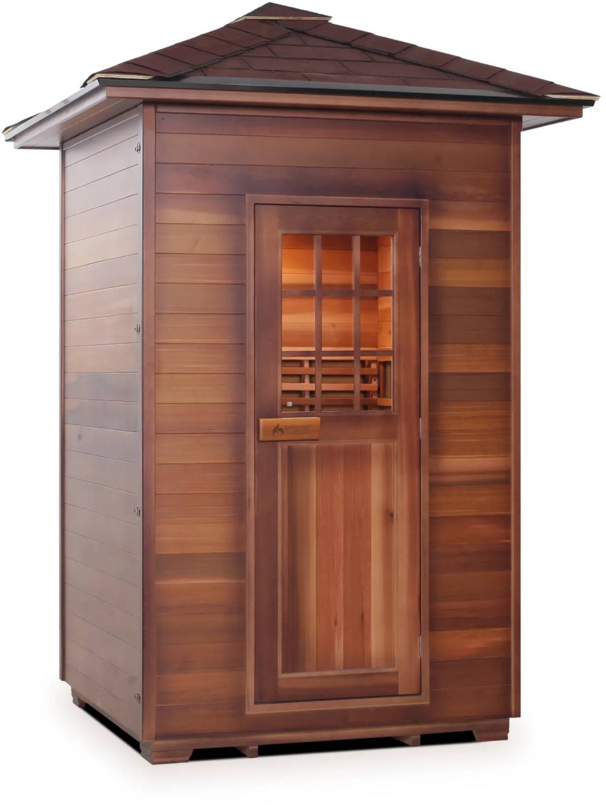 ZiahCare's Enlighten MoonLight 2 Person Traditional Sauna Mockup Image 7