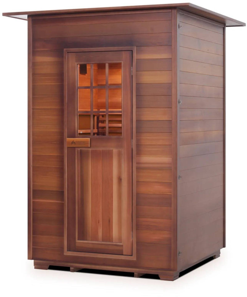 ZiahCare's Enlighten MoonLight 2 Person Traditional Sauna Mockup Image 3