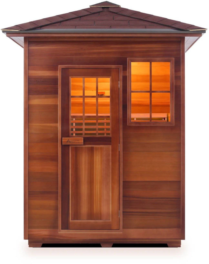 ZiahCare's Enlighten MoonLight 3 Person Traditional Sauna Mockup Image 5