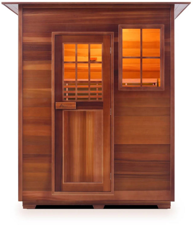 ZiahCare's Enlighten MoonLight 3 Person Traditional Sauna Mockup Image 1