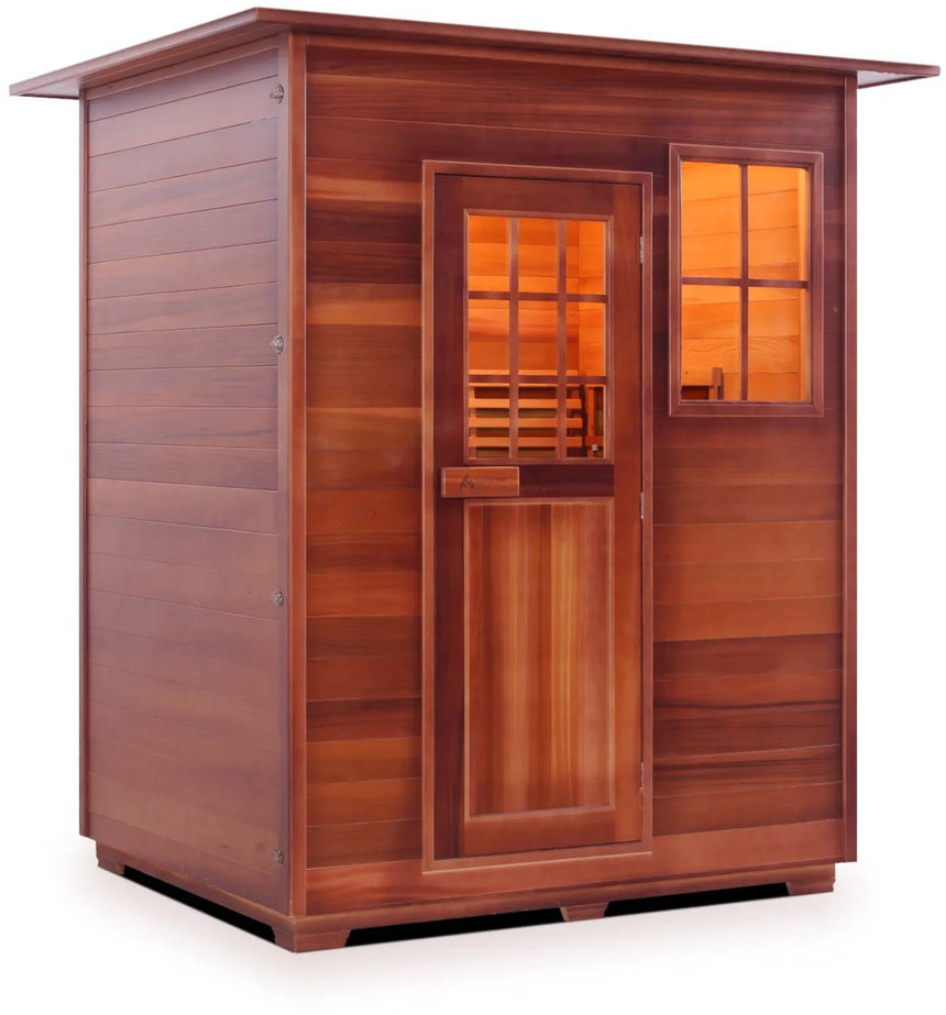 ZiahCare's Enlighten MoonLight 3 Person Traditional Sauna Mockup Image 3