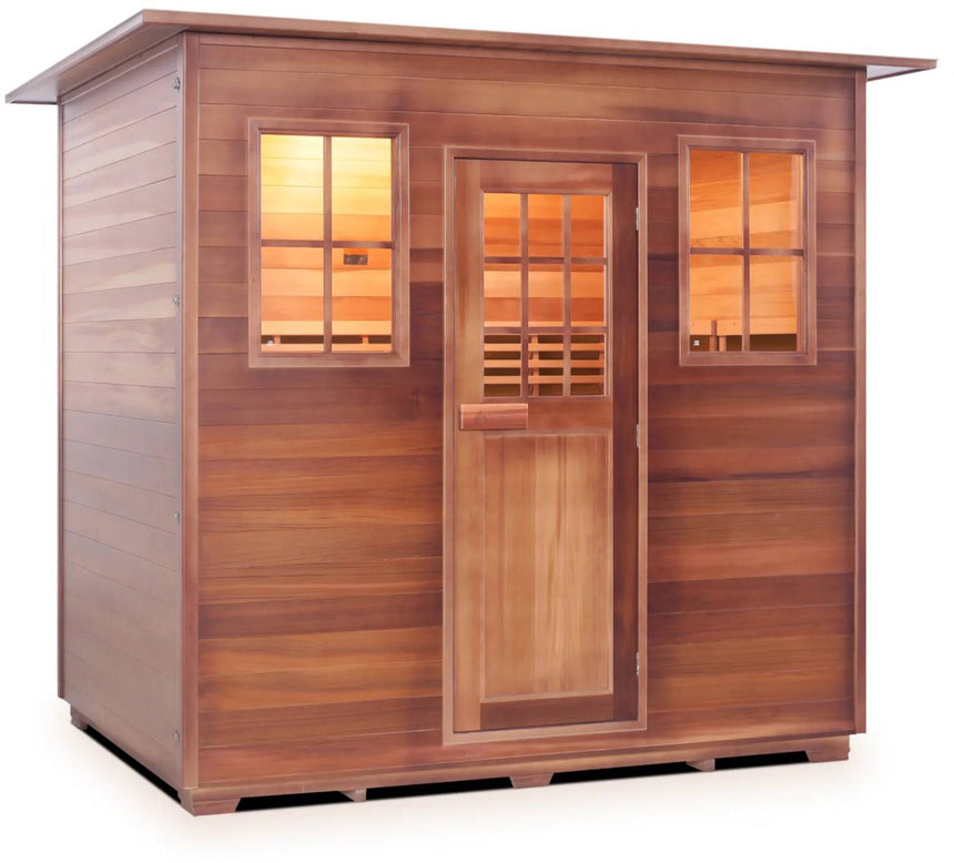 ZiahCare's Enlighten MoonLight 5 Person Traditional Sauna Mockup Image 3