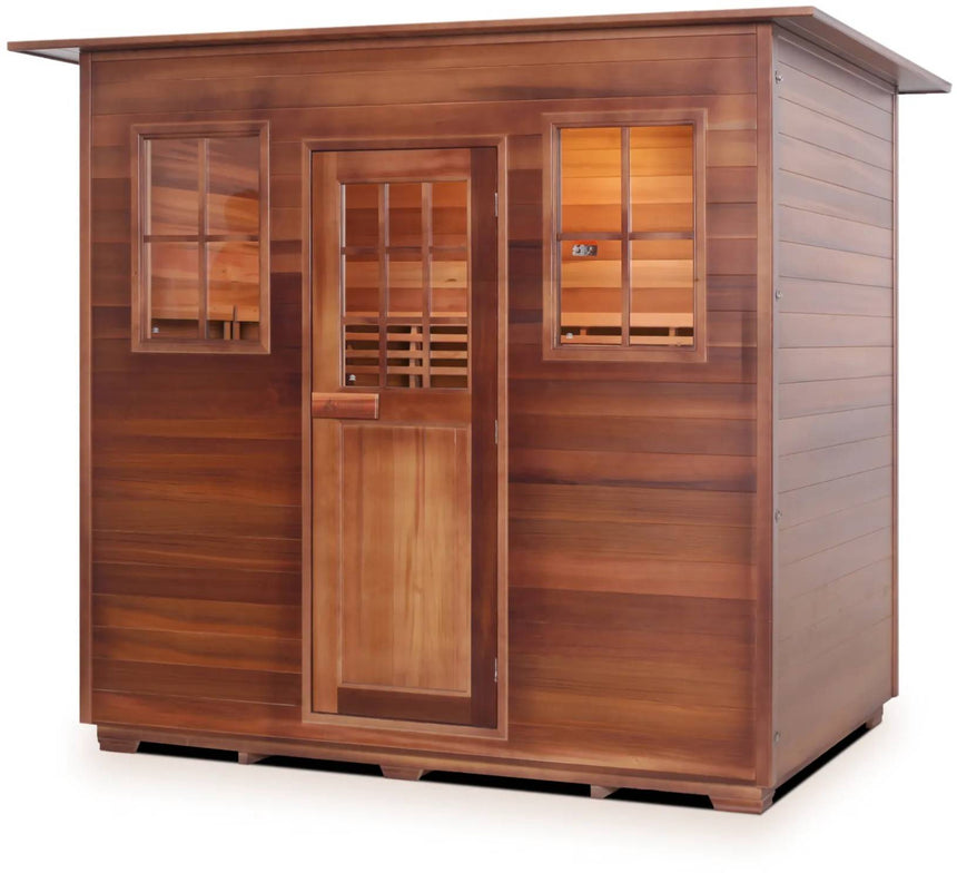 ZiahCare's Enlighten MoonLight 5 Person Traditional Sauna Mockup Image 4