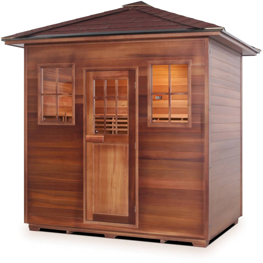 ZiahCare's Enlighten MoonLight 5 Person Traditional Sauna Mockup Image 8